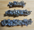 Labradorite Crystal Chip Barrette | Wire Wrapped Hair Clip in 3 Sizes