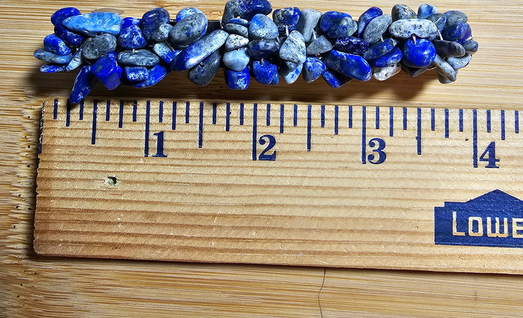 Lapis Lazuli Wire Wrapped Barrette | Gemstone Hair Clip in 3 Sizes