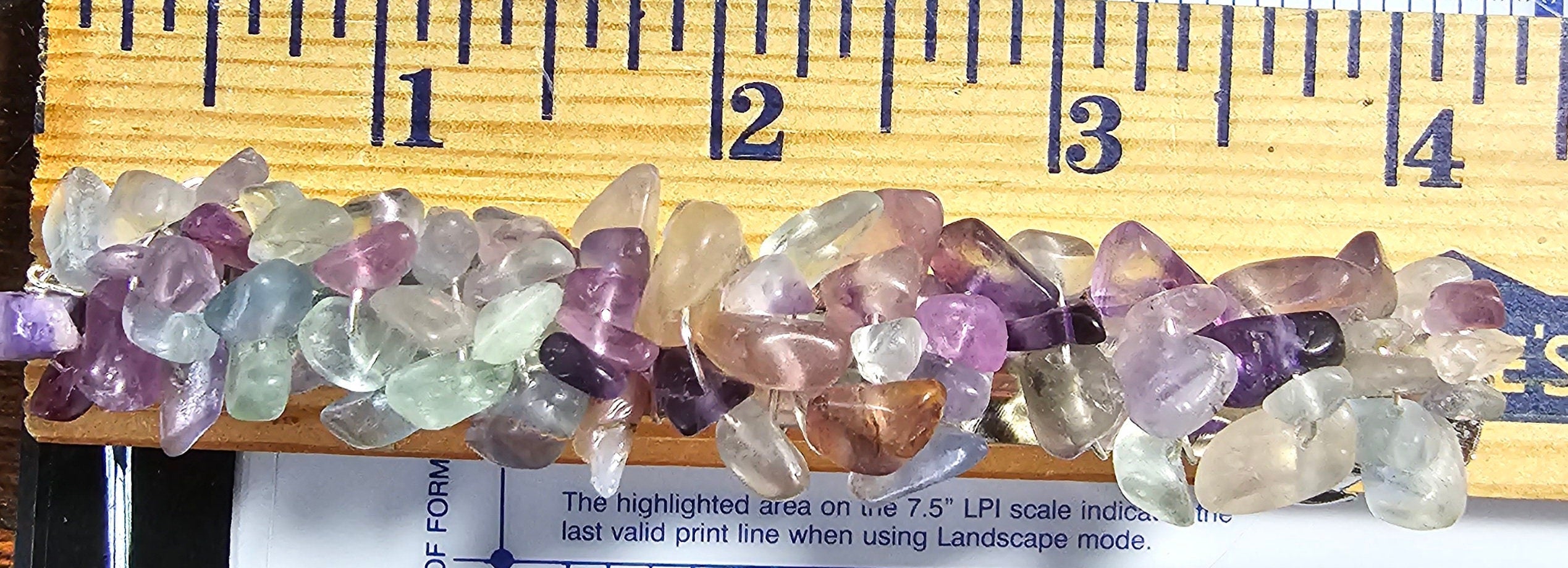 Fluorite Crystal Chip Barrette | Wire Wrapped Gemstone Hair Clip