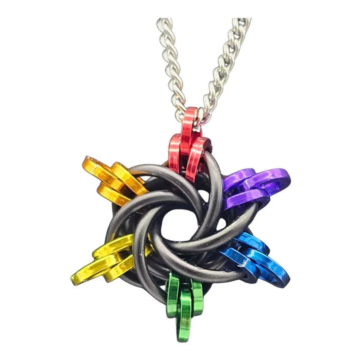 Starry Night Star Pendant Necklace - Gray Cat Manor Designs