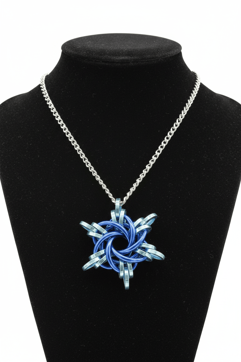 Starry Night Star Pendant Necklace - Gray Cat Manor Designs
