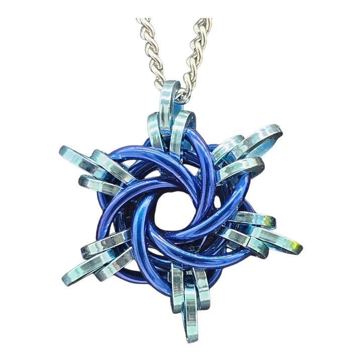 Starry Night Star Pendant Necklace - Gray Cat Manor Designs