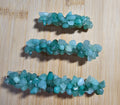 Green Aventurine Chip Barrette | Wire Wrapped Gemstone Hair Clip