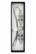 Chainmail Bookmark | Helm Weave with Celtic Heart Charm | Gift Boxed - Gray Cat Manor Designs
