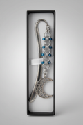 Chainmail Crescent Moon Bookmark - Clean Product Photo