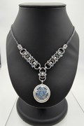 Pentagram Chainmail Necklace - Cleaned
