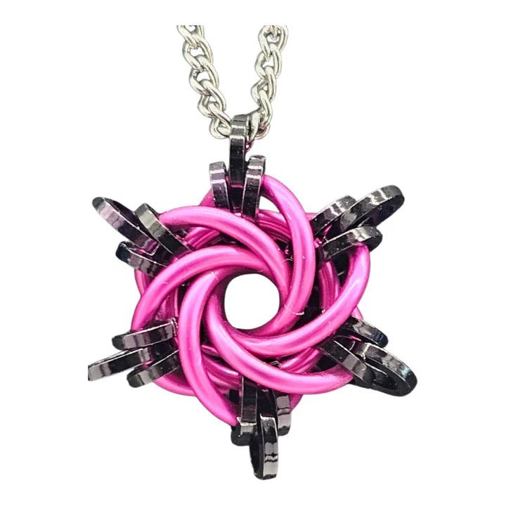Starry Night Star Pendant Necklace - Gray Cat Manor Designs