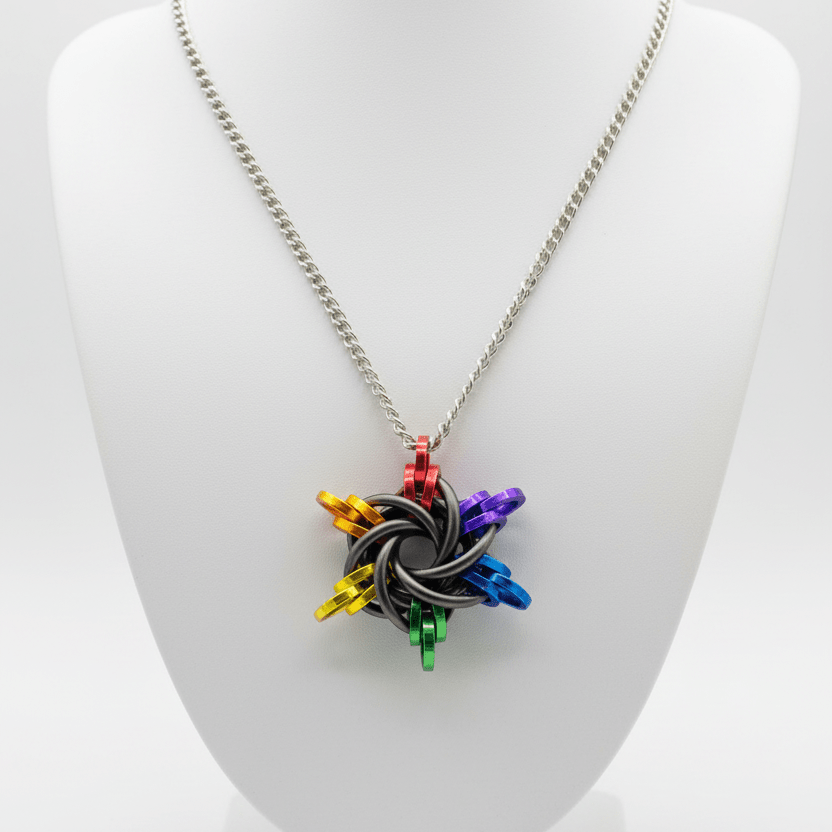 Starry Night Star Pendant Necklace - Gray Cat Manor Designs