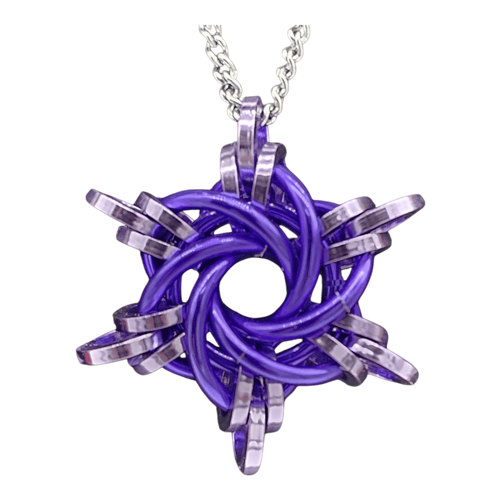 Starry Night Star Pendant Necklace - Gray Cat Manor Designs