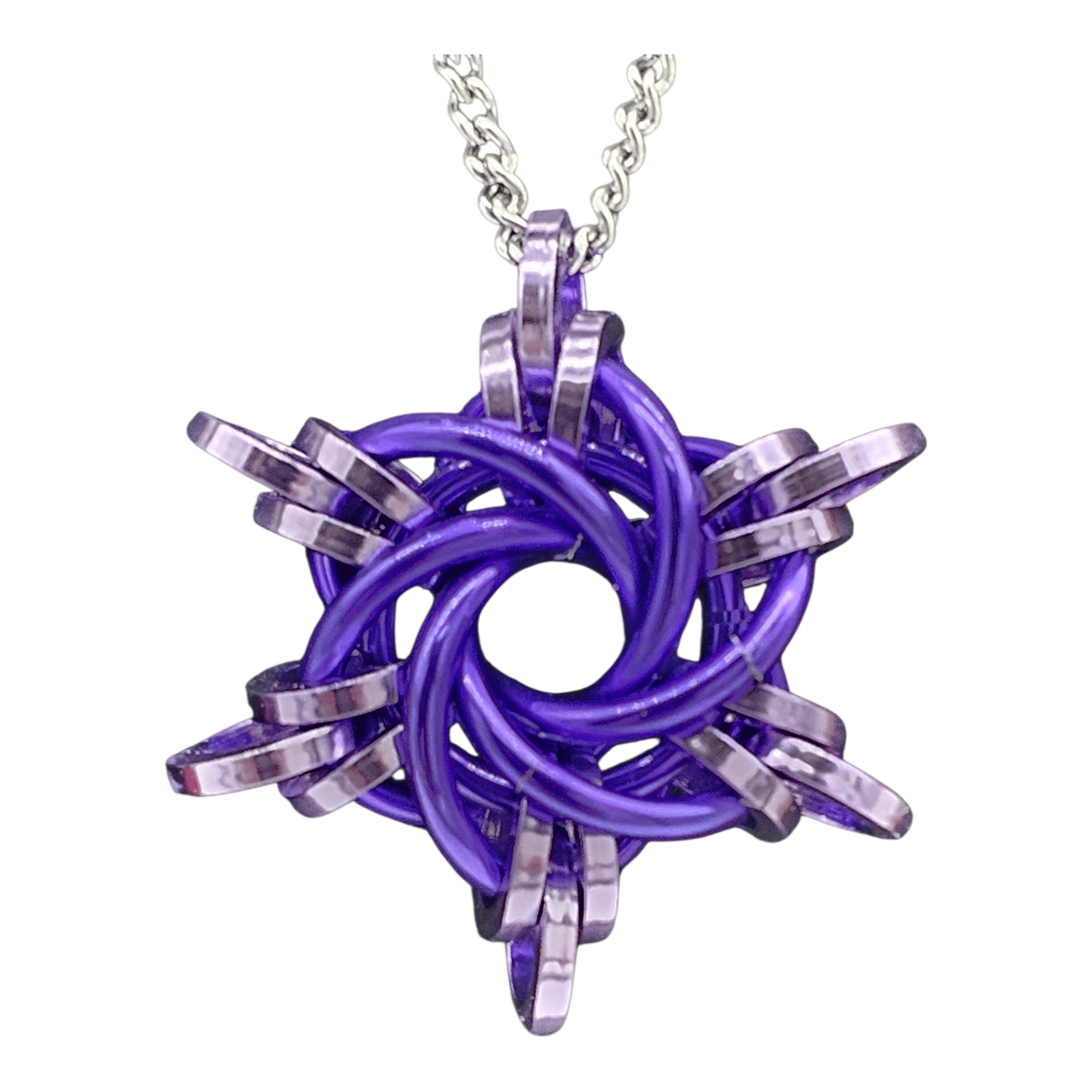 Starry Night Star Pendant Necklace - Gray Cat Manor Designs