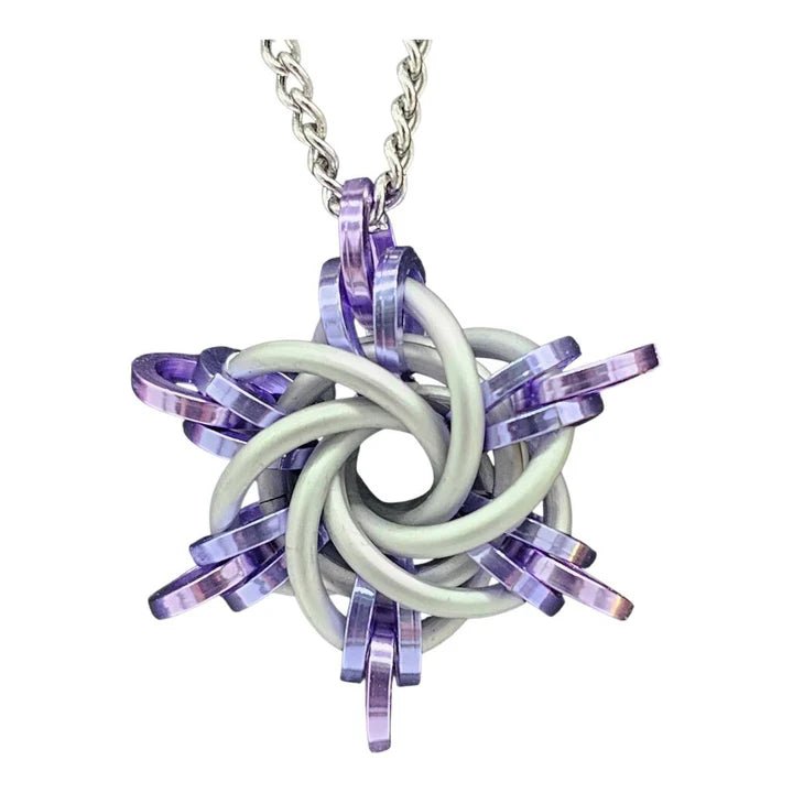 Starry Night Star Pendant Necklace - Gray Cat Manor Designs
